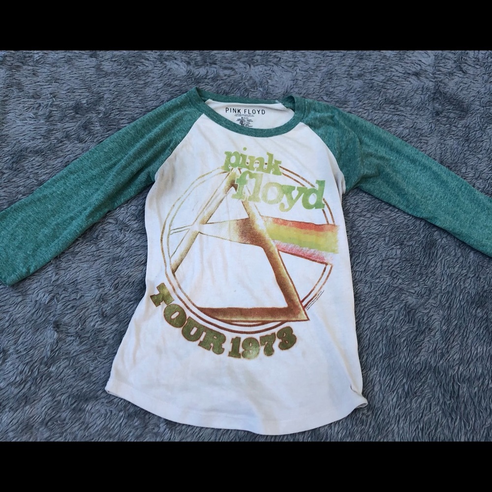 Pink Floyd Tour 1973 Raglan T-Shirt Size Small